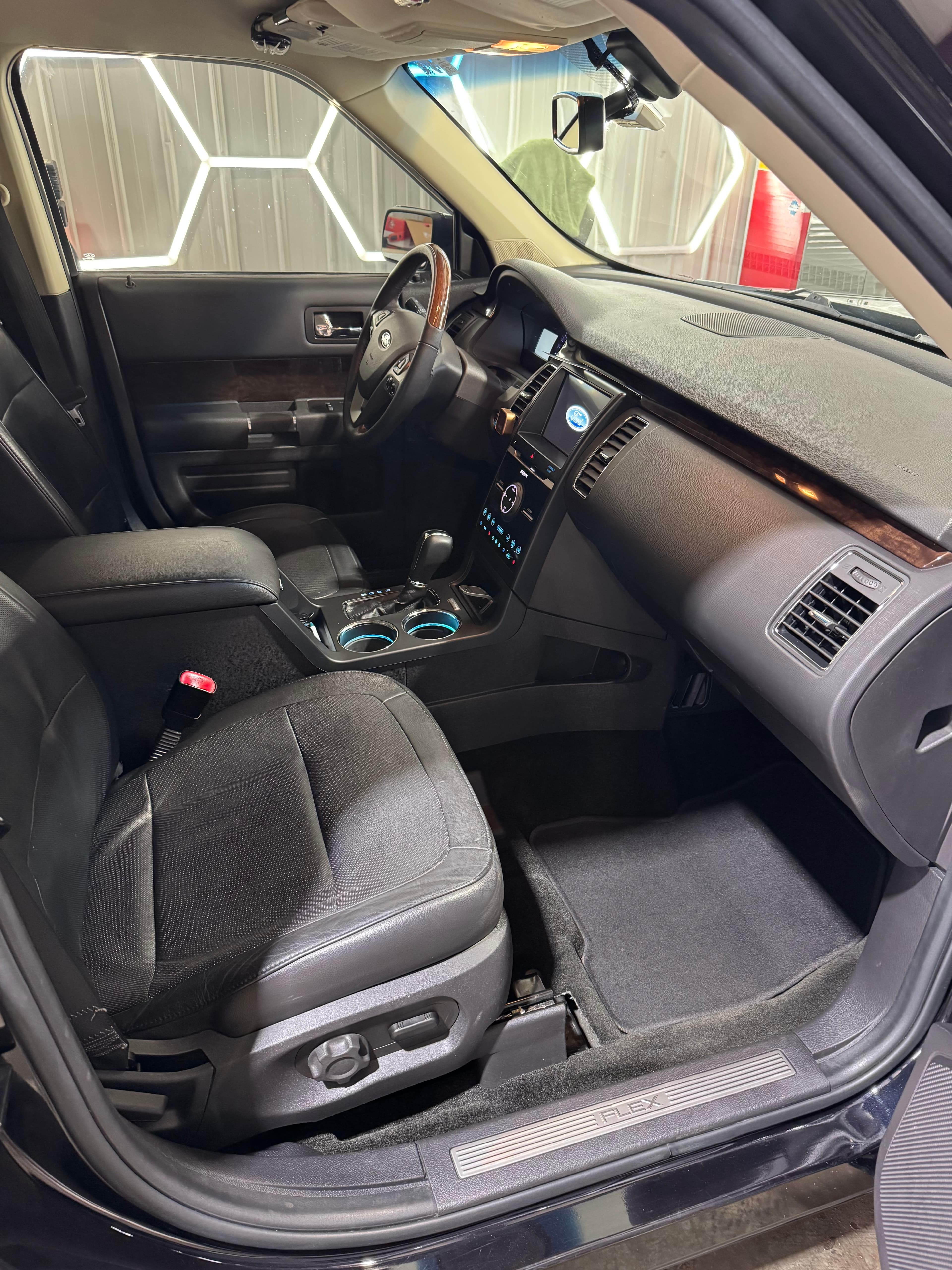 Interior shot of a clean car