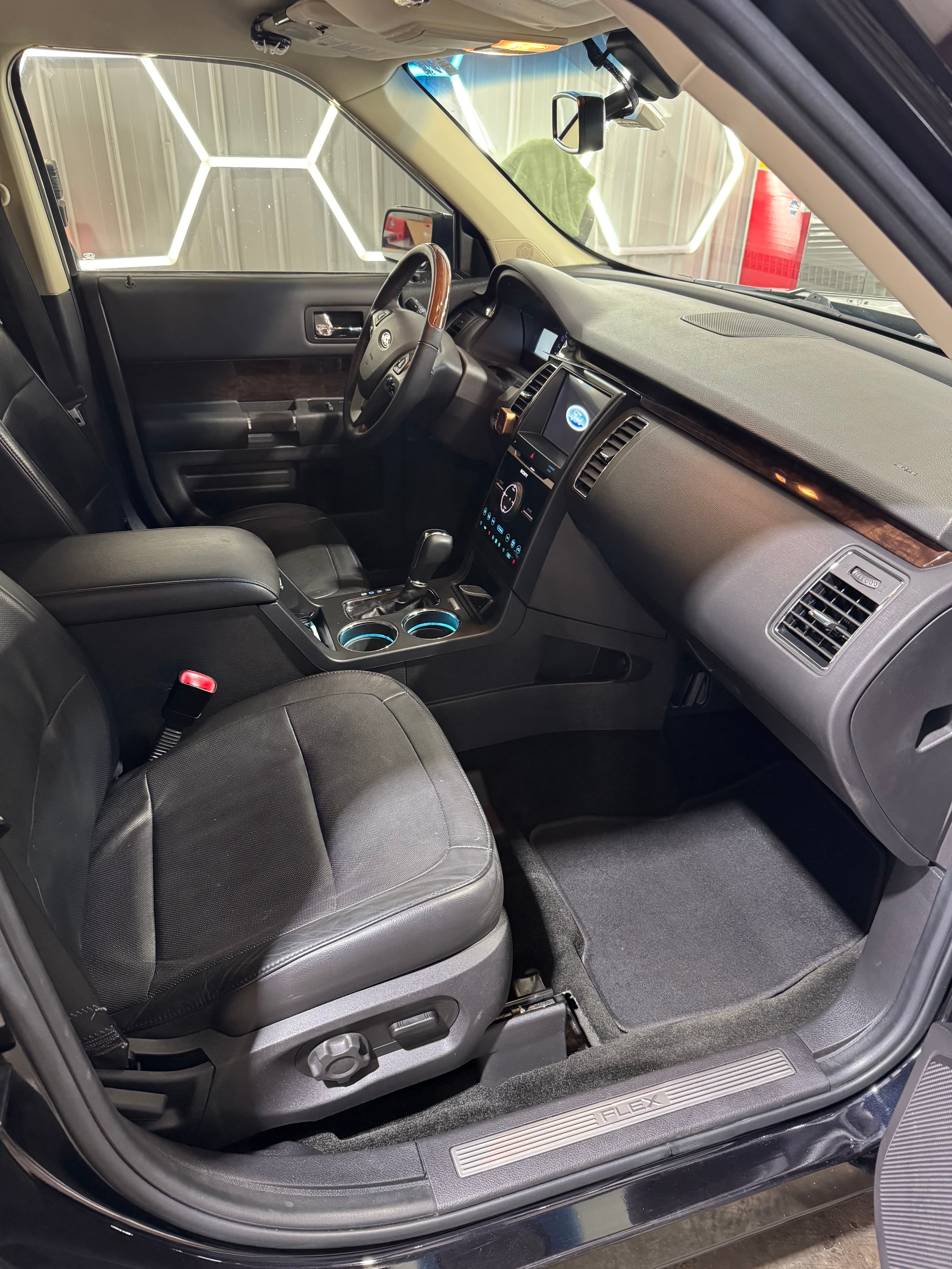 Interior shot of a clean car